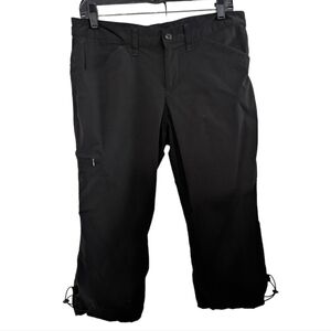 Eddie Bauer Black Capri Hiking Pants Size 6 EUC
